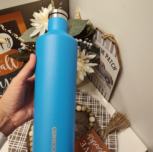 🎉EUC Corkcicle Brand Waterman 25 oz Stainless Steel Thermos Bottle, Matte Blue - Picture 6 of 9